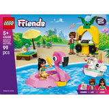 Lego Friends unicorn flamingo pool party set 99 pieces, UK version