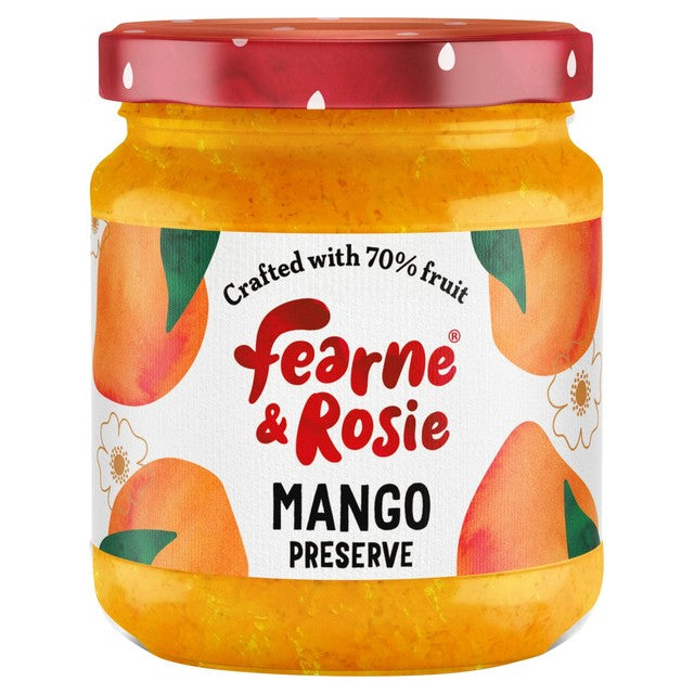 Fearne & Rosie mango reduced sugar jam 310g - British product