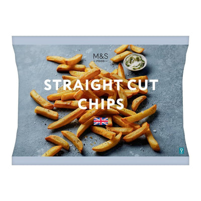 رقائق مجمدة مقطعة مستقيمة من M&S 1.5 كجم