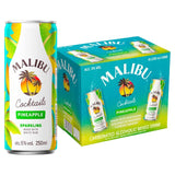 Malibu Pineapple & Coconut cocktail cans, imported from the UK