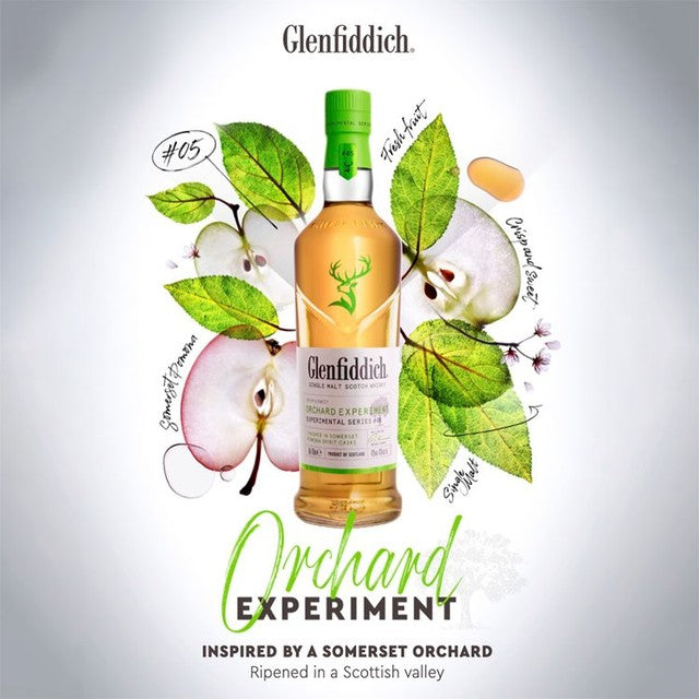 Glenfiddich Orchard Experiment single malt Scotch whisky 70cl, UK version