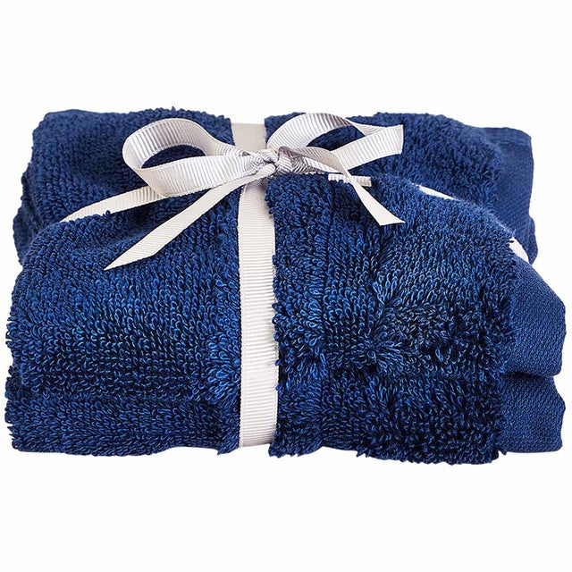 M&S face towels Midnight 2 pack 30x30cm, imported from the UK