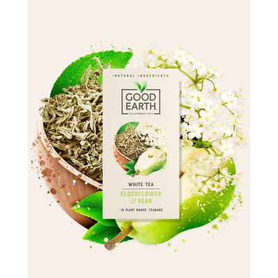 M&S Good Earth Hvit Te Hyllestblomst og Pære Te-poser 15 Enheter- Kjøp online hos McGrocer