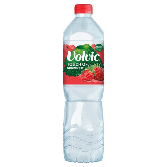 Volvic strawberry flavoured water 1.5L (British brand)