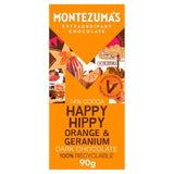 Montezuma's orange geranium dark chocolate bar 90g, imported from the UK