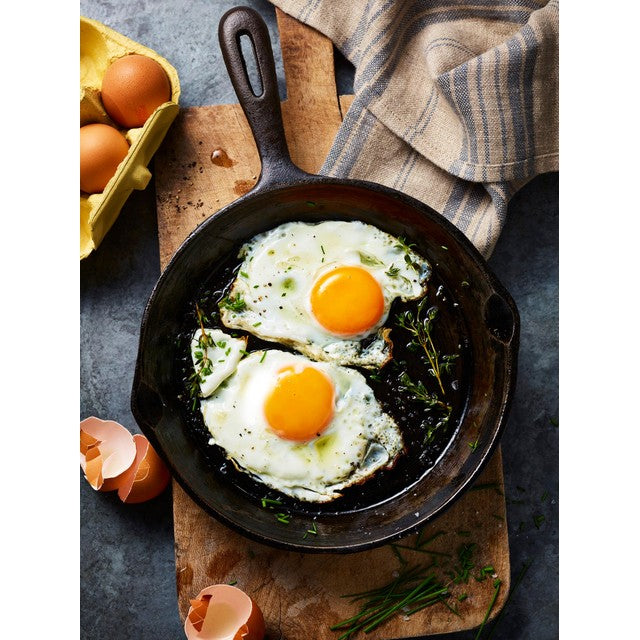 M&S free range mixed size eggs 6 pack, imported from the UK