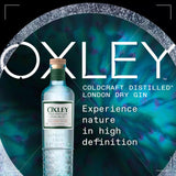 Oxley London Dry Gin 70cl, imported from the UK