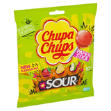Chupa Chups sour lollipops fruit mix 10 pack - British product