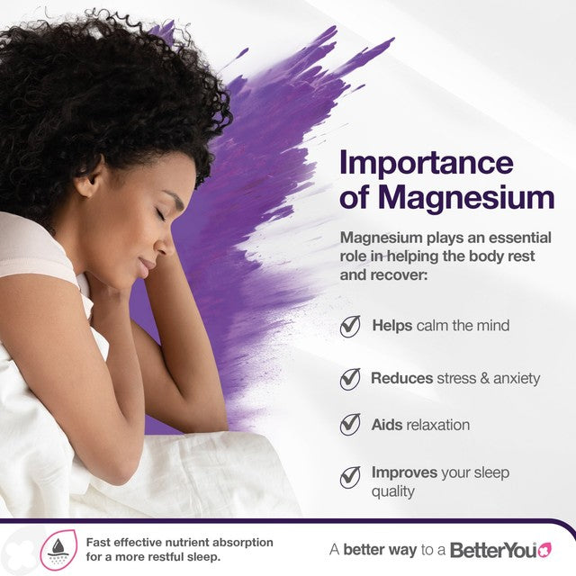 BetterYou magnesium sleep body spray 100ml - British product