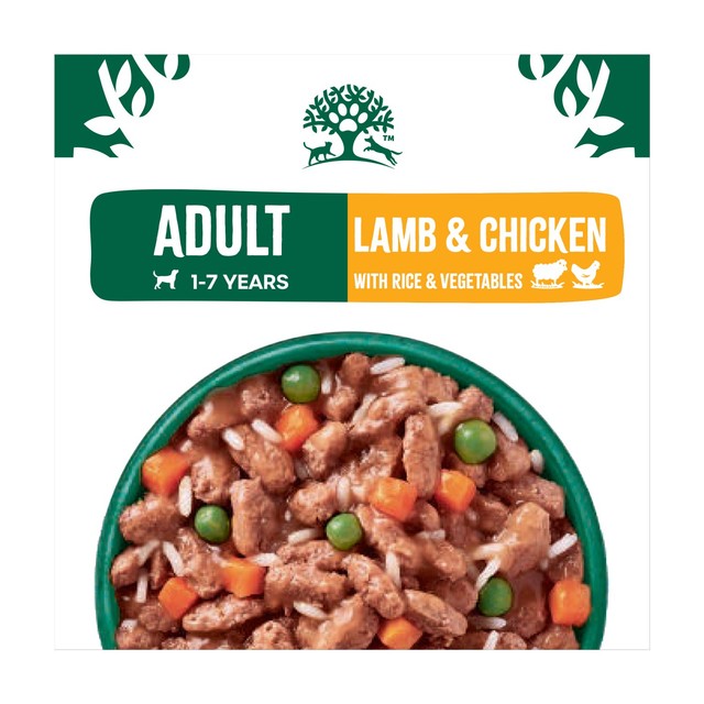 James Wellbeloved wet dog food lamb and chicken in gravy 12x90g, UK version