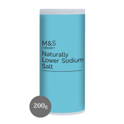 M&S M&S Naturally Lower Sodium Salt Reduced Sea Salt 200g- Buy online at McGrocer