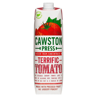 Cawston Press Gepresster Tomatensaft mit Zitronensaft und Meersalz 1L