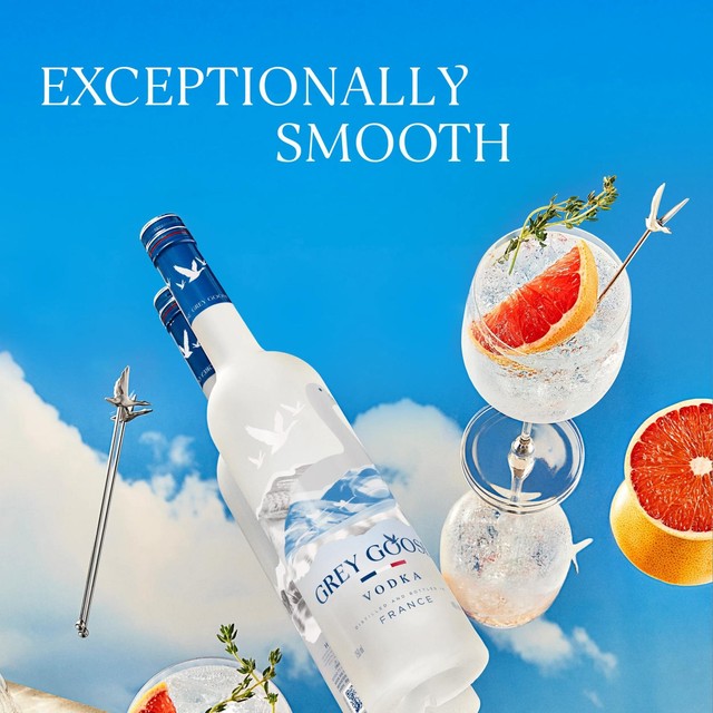 Grey Goose vodka 70cl, UK version