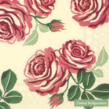 Emma Bridgewater pink roses paper napkins pack of 20 - British product