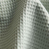 M&S pure cotton waffle bedding set green single, UK version