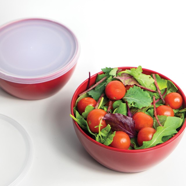 KitchenAid Universal Prep Bowl Set Red 4 Piece, UK version