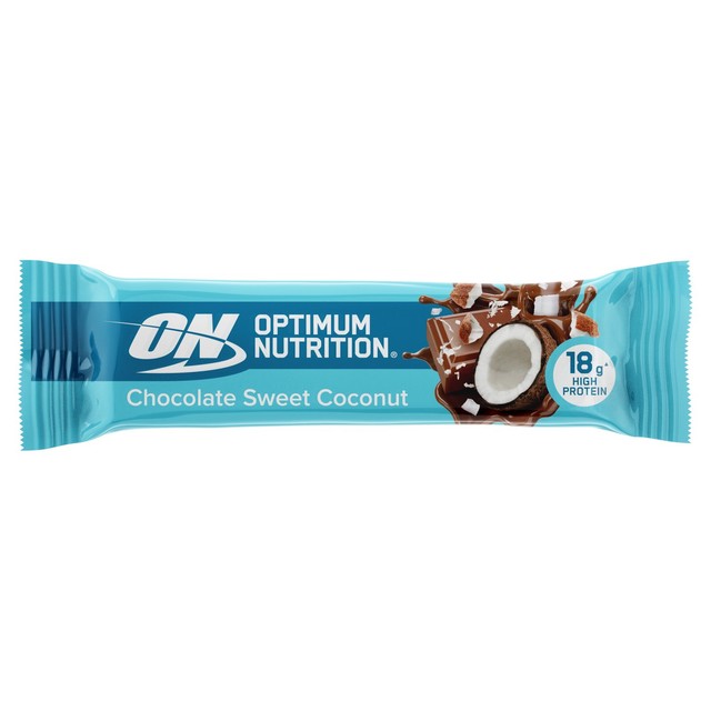 Optimum Nutrition chocolate sweet coconut protein bar 59g, imported from the UK