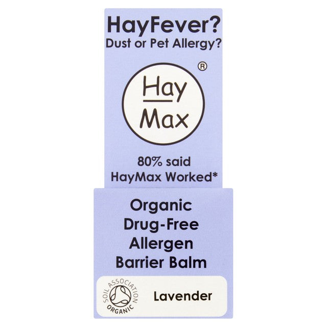 Haymax lavender organic allergy barrier balm 5ml, UK version