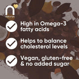 Naturya organic chocolate chia pudding blend 175g, imported from the UK