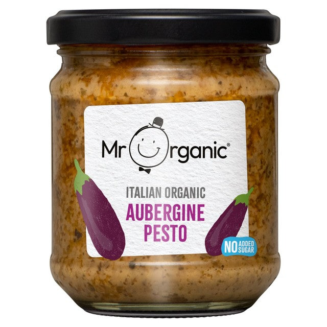 Mr Organic Aubergine Pesto, UK version