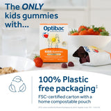 Optibac Kids Strawberry Gummies 30 gummies, imported from the UK