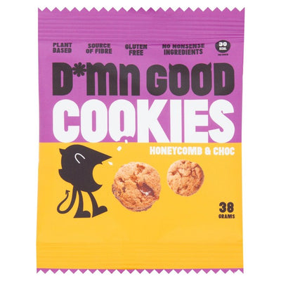 M&S Raw Bake Station Damn Good Honeycomb & Chocolate Cookies Vegan Gluten-Free 38g- Buy online at McGrocer