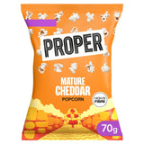 Propercorn Mature Cheddar Popcorn 70g, imported from the UK