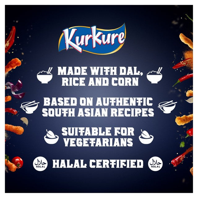 Kurkure Masala Munch sharing crisps 100g, UK version