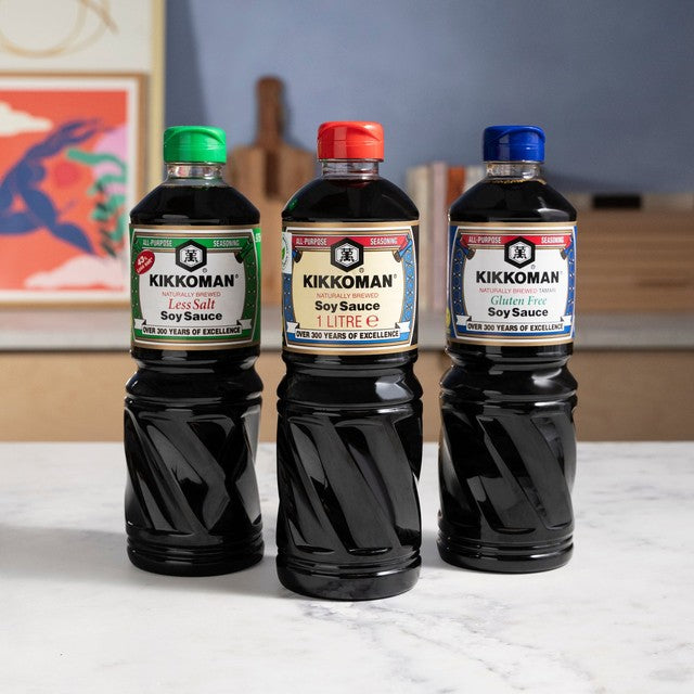 Kikkoman tamari gluten free soy sauce 1 litre bottle, UK version