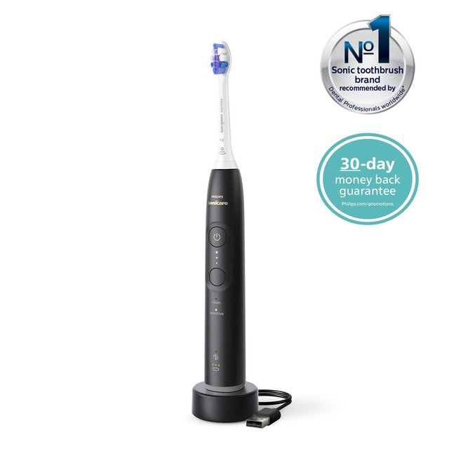 Philips Sonicare 6100 Black electric toothbrush, imported from the UK
