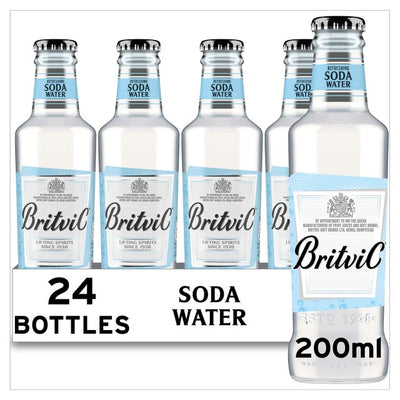 Britvic Soda Water Kullsyreholdig Leskedrikk Multipack 4,8 Liter