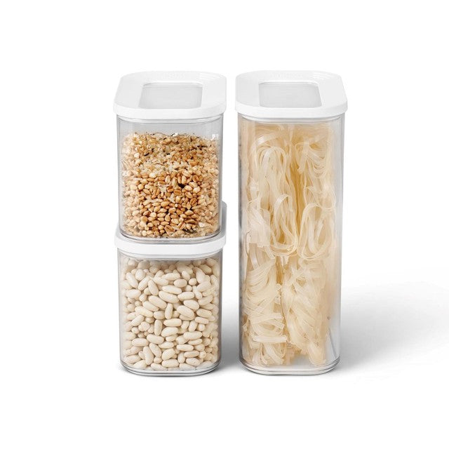 Mepal food storage containers white 3-piece set, imported from the UK