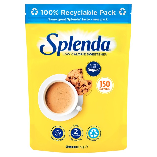 Splenda low-calorie sweetener granules 75g (British brand)