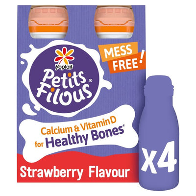 M&S Petits Filous Kinder Erdbeer-Joghurtgetränk 4 x 100g – Jetzt bei McGrocer online kaufen