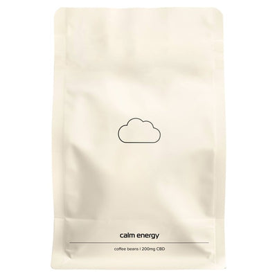 Cannacoffee Calm Energy CBD Infusert Kaffebønner 200g