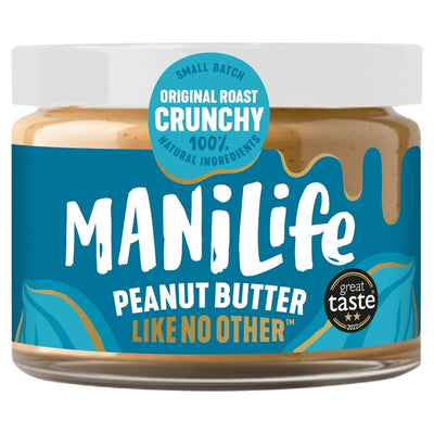 M&S ManiLife Original Roast Crunchy Peanut Butter 275g- Buy online at McGrocer
