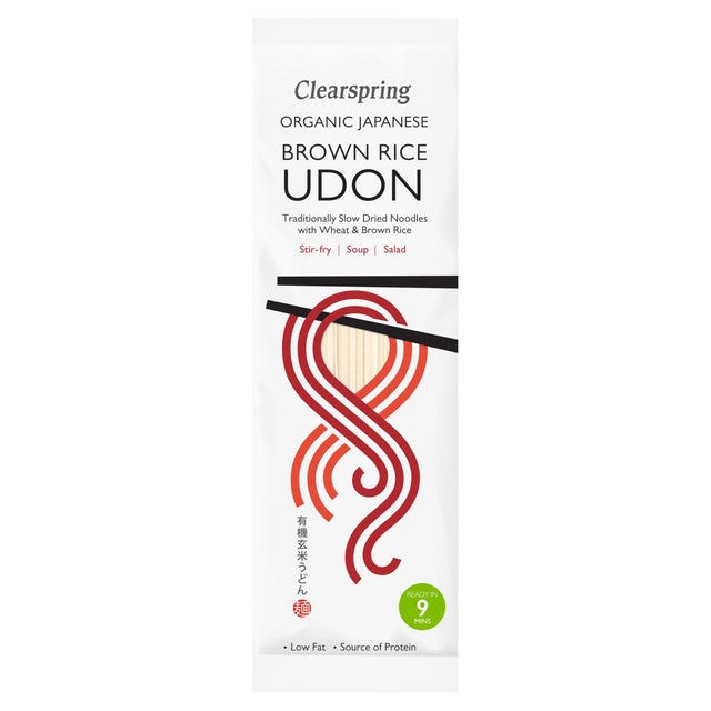 Clearspring Organic Brown Rice Udon Noodles 200g - British product