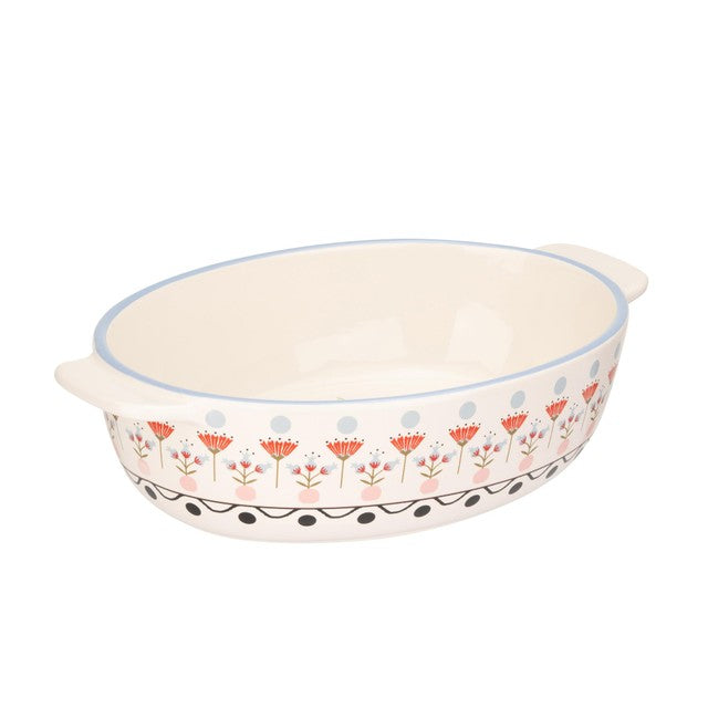Cath Kidston Painted Table ceramic roasting dish 28cm (British brand)
