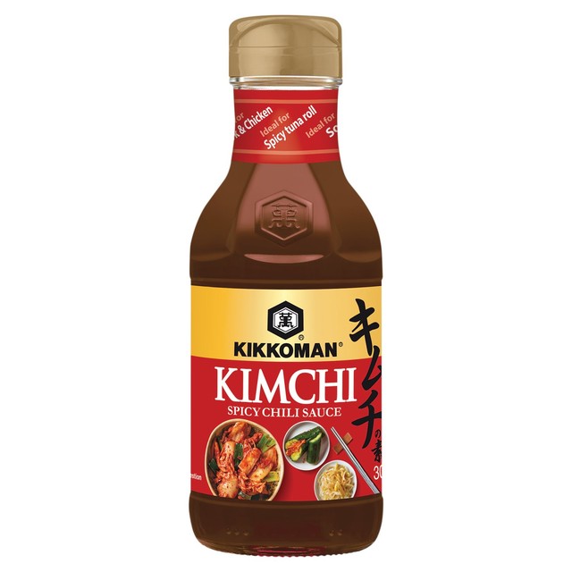 Kikkoman spicy chilli sauce for kimchi bottle, UK version