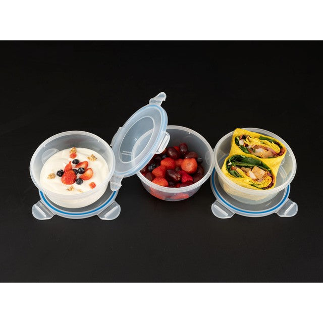 Addis Clip Tight round food storage containers 700ml - British product