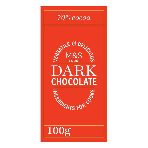 M&S 70% Dark Chocolate Bar 100g