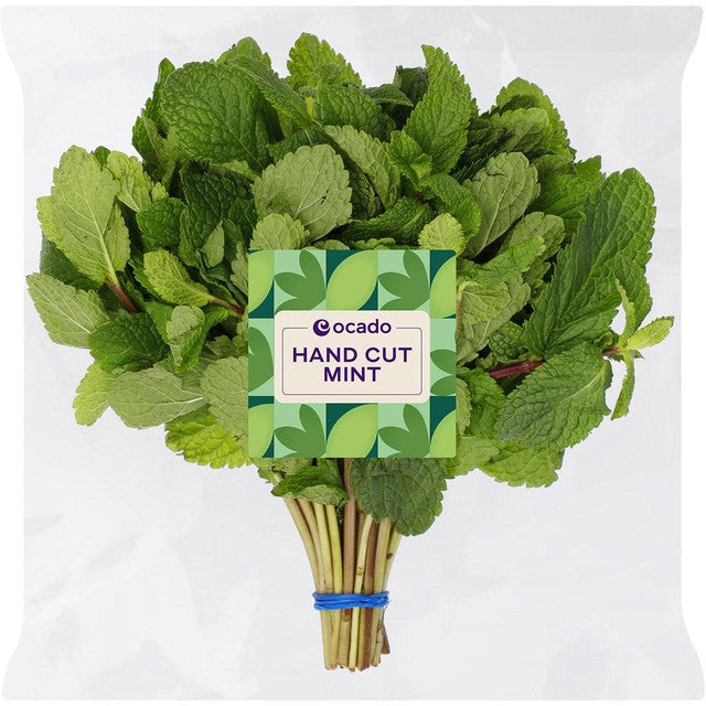 Ocado hand cut mint leaves 50g, imported from the UK