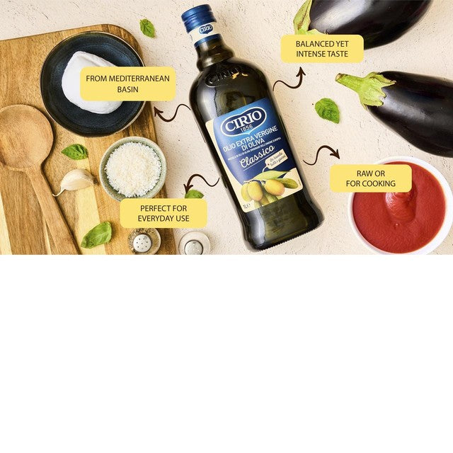 Cirio extra virgin olive oil Classico bottle (British brand)