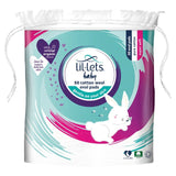 Lil-Lets baby cotton wool large oval pads, UK version