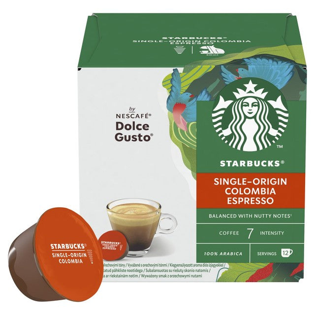 Starbucks Single Origin Colombia Coffee Pods 12 Count (British brand)