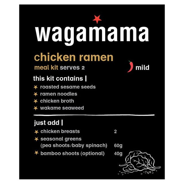 Wagamama Chicken Ramen Meal Kit 150g (British brand)