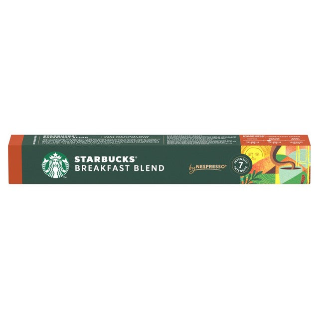 Starbucks Breakfast Blend coffee pods 10 capsules (British brand)