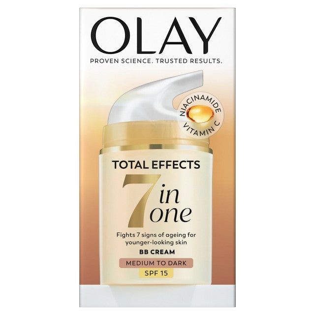 Olay Total Effects BB Cream Medium 50ml, imported from the UK