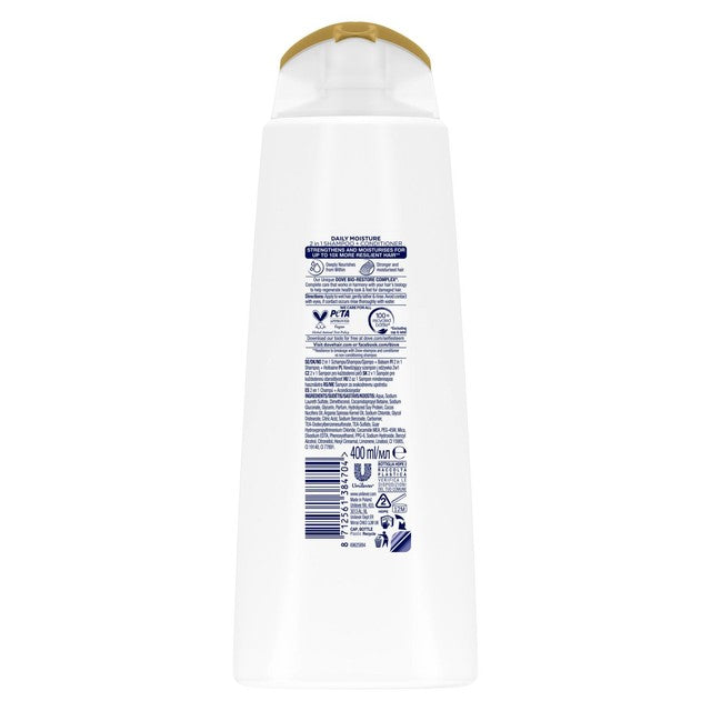 Dove Shampoo and Conditioner Daily Moisture 400ml - British product