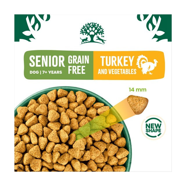 James Wellbeloved grain free senior turkey veg, imported from the UK